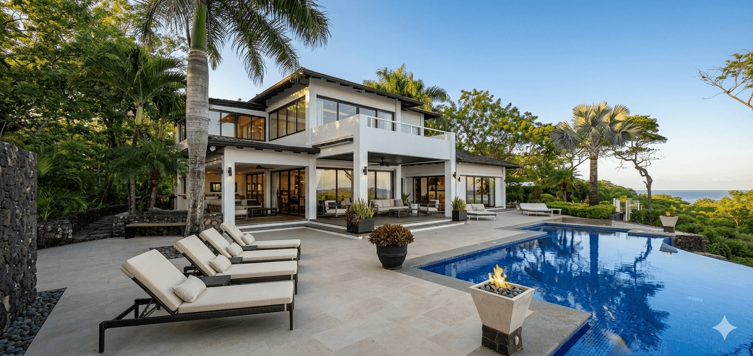 Luxury vacation home in Costa Rica scouted for foreign buyer pre-purchase investigation